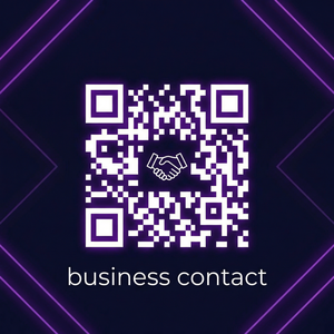 高清3D动漫商务二维码